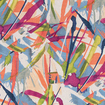 ROBERT ALLEN FABRICS-FESTIVO PRINT -TOMATO