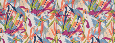 ROBERT ALLEN FABRICS-FESTIVO PRINT -TOMATO