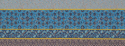 ROBERT ALLEN FABRICS-BARONS COURT -AZURE