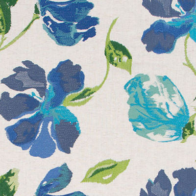 ROBERT ALLEN FABRICS-BREEZY PETALS -AZURE