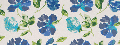 ROBERT ALLEN FABRICS-BREEZY PETALS -AZURE