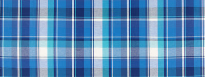 ROBERT ALLEN FABRICS-MADRAS PLAID -AZURE
