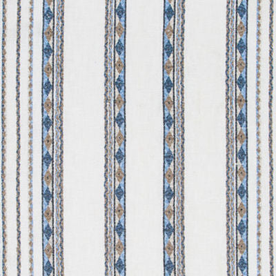 BEACON HILL FABRICS-FULANI -DOVEBLUE