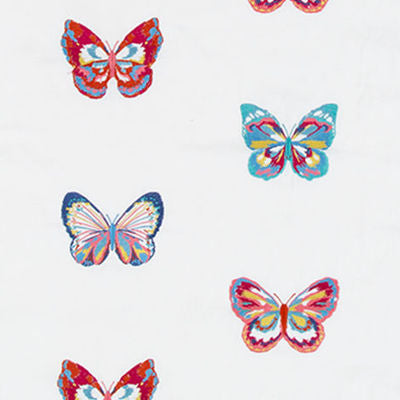 ROBERT ALLEN FABRICS-FLUTTER STITCH -PEONY