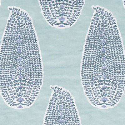 ROBERT ALLEN FABRICS-PAISLEY SHAPES -AQUATINT