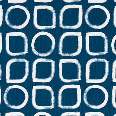 ROBERT ALLEN FABRICS-ASAWA BLOCK -MIDNIGHT