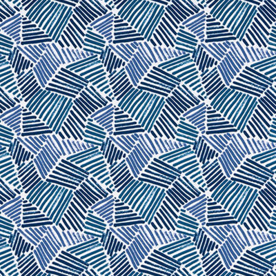 ROBERT ALLEN FABRICS-LEWITT SKETCH -MIDNIGHT