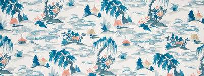 ROBERT ALLEN FABRICS-BALTIC PAGODA -COLDSPRING