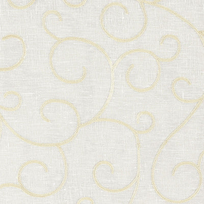 SCHUMACHER FABRICS -55980-ADINA SHEER EMBROIDERY