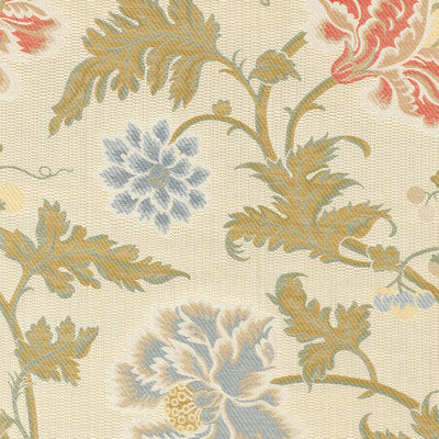 Schumacher Fabrics , a selection of fabrics such as velvet, damask, cotton, silk, linen and sheers.