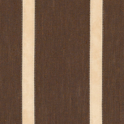 SCHUMACHER FABRICS -62512-LEATHER STRIPE