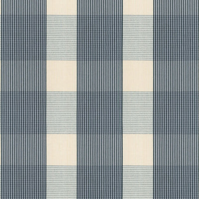 SCHUMACHER FABRICS -63024-AVON GINGHAM PLAID