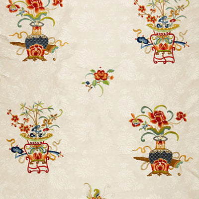 Schumacher Fabrics , a selection of fabrics such as velvet, damask, cotton, silk, linen and sheers.