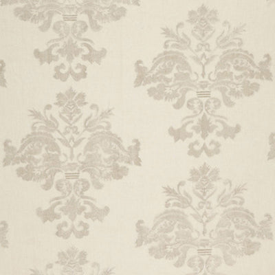 SCHUMACHER FABRICS -64470-MARGAUX LINEN EMBROIDERY