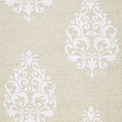 Schumacher Fabrics , a selection of fabrics such as velvet, damask, cotton, silk, linen and sheers.