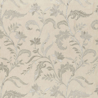 SCHUMACHER FABRICS -65130-MONCEAU LINEN EMBROIDERY
