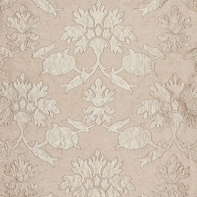 Schumacher Fabrics , a selection of fabrics such as velvet, damask, cotton, silk, linen and sheers.