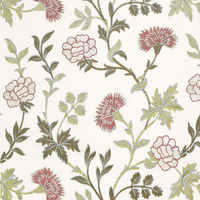 Schumacher Fabrics , a selection of fabrics such as velvet, damask, cotton, silk, linen and sheers.