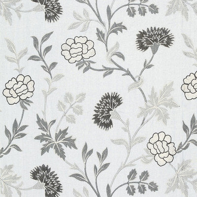 Schumacher Fabrics , a selection of fabrics such as velvet, damask, cotton, silk, linen and sheers.