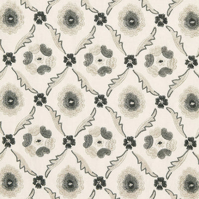 SCHUMACHER FABRICS -65743-CLAREMONT EMBROIDERY