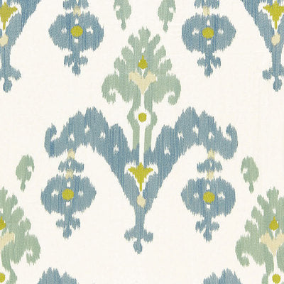 Schumacher Fabrics , a selection of fabrics such as velvet, damask, cotton, silk, linen and sheers.