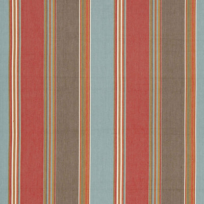 SCHUMACHER FABRICS -66000-ADDISON COTTON STRIPE