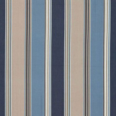 SCHUMACHER FABRICS -66002-ADDISON COTTON STRIPE