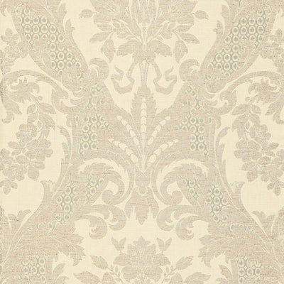 SCHUMACHER FABRICS -66340-TOSCANA LINEN DAMASK