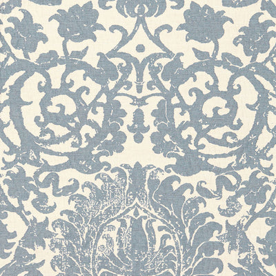 SCHUMACHER FABRICS -66361-AREZZO LINEN DAMASK