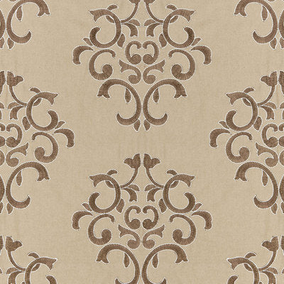 Schumacher Fabrics , a selection of fabrics such as velvet, damask, cotton, silk, linen and sheers.