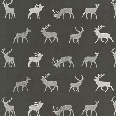 SCHUMACHER FABRICS -67160-CARIBOU EMBROIDERY