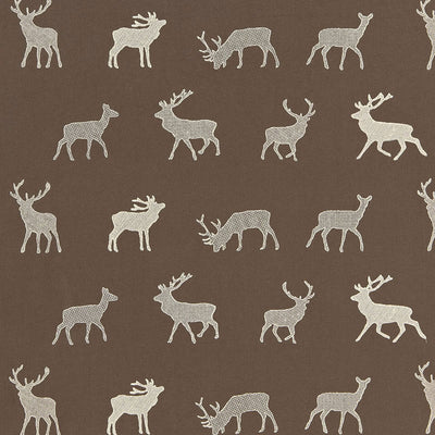 SCHUMACHER FABRICS -67161-CARIBOU EMBROIDERY
