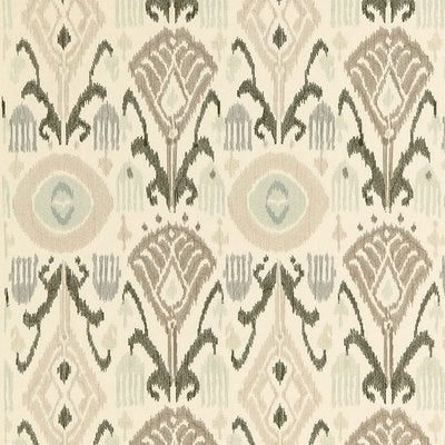 Schumacher Fabrics , a selection of fabrics such as velvet, damask, cotton, silk, linen and sheers.