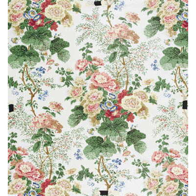 LEE JOFA - HOLLYHOCK HDB - WHITE/CORAL