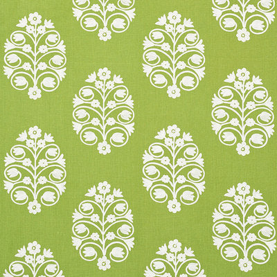 Schumacher Fabrics , a selection of fabrics such as velvet, damask, cotton, silk, linen and sheers.