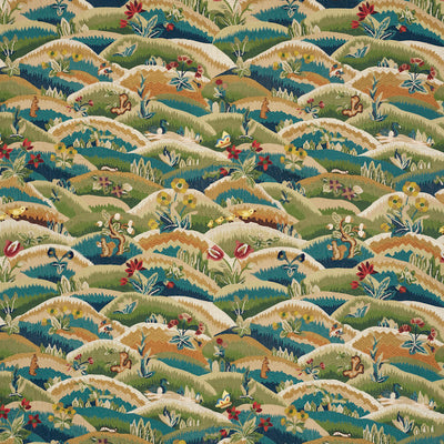 Schumacher Fabrics , a selection of fabrics such as velvet, damask, cotton, silk, linen and sheers.