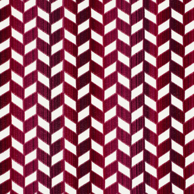 SCHUMACHER FABRICS -72812-CHEVRON STRIE VELVET