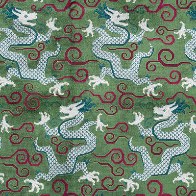 Schumacher Fabrics , a selection of fabrics such as velvet, damask, cotton, silk, linen and sheers.