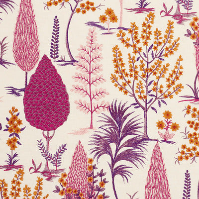 Schumacher Fabrics , a selection of fabrics such as velvet, damask, cotton, silk, linen and sheers.