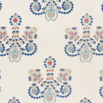 Schumacher Fabrics , a selection of fabrics such as velvet, damask, cotton, silk, linen and sheers.