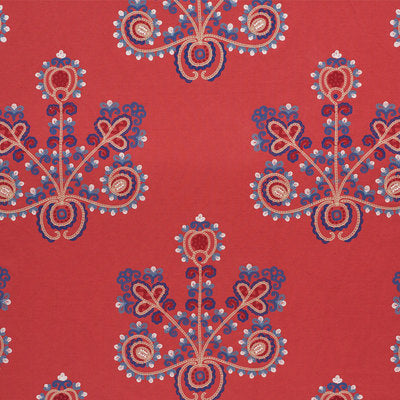 Schumacher Fabrics , a selection of fabrics such as velvet, damask, cotton, silk, linen and sheers.