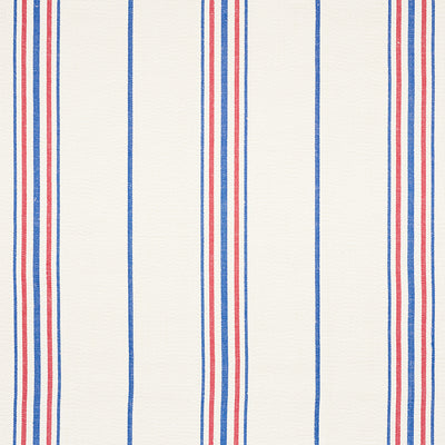 SCHUMACHER FABRICS -75261-SCARSET STRIPE