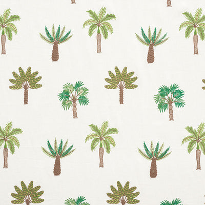 SCHUMACHER FABRICS -75300-PALMETTO BEACH EMBROIDERY