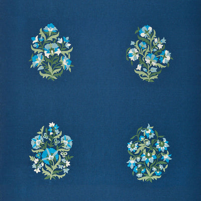 SCHUMACHER FABRICS -75740-ANTALYA MEDALLION EMBROIDERY