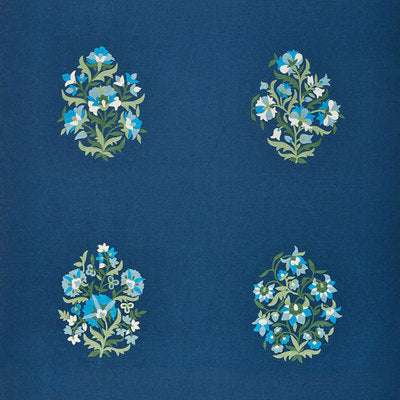 Schumacher Fabrics , a selection of fabrics such as velvet, damask, cotton, silk, linen and sheers.