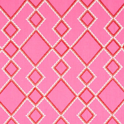 Schumacher Fabrics , a selection of fabrics such as velvet, damask, cotton, silk, linen and sheers.