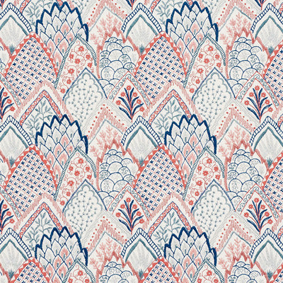 Schumacher Fabrics , a selection of fabrics such as velvet, damask, cotton, silk, linen and sheers.