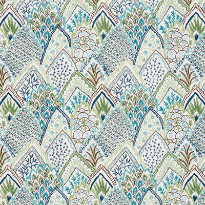 SCHUMACHER FABRICS -76311-ALBIZIA EMBROIDERY