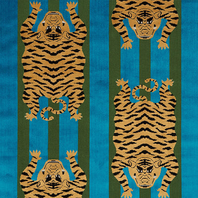 SCHUMACHER FABRICS -77230-JOKHANG TIGER VELVET