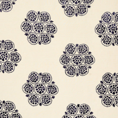 SCHUMACHER FABRICS -77492-ISLA HAND EMBROIDERY